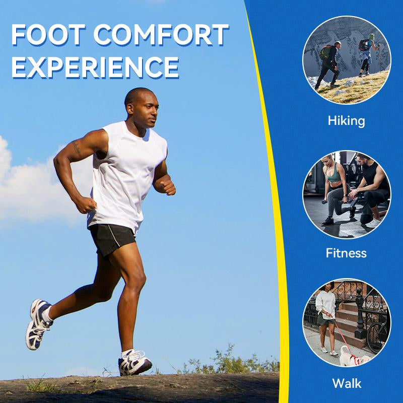 3ANGNI Heavy Duty Support Shock Absorption Insoles Athletes, 220+ Lbs Arch Support Insole for Men and Women, Work Boot Insoles, Springtok
