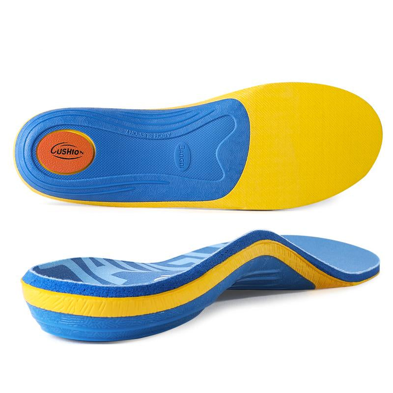 3ANGNI Heavy Duty Support Shock Absorption Insoles Athletes, 220+ Lbs Arch Support Insole for Men and Women, Work Boot Insoles, Springtok